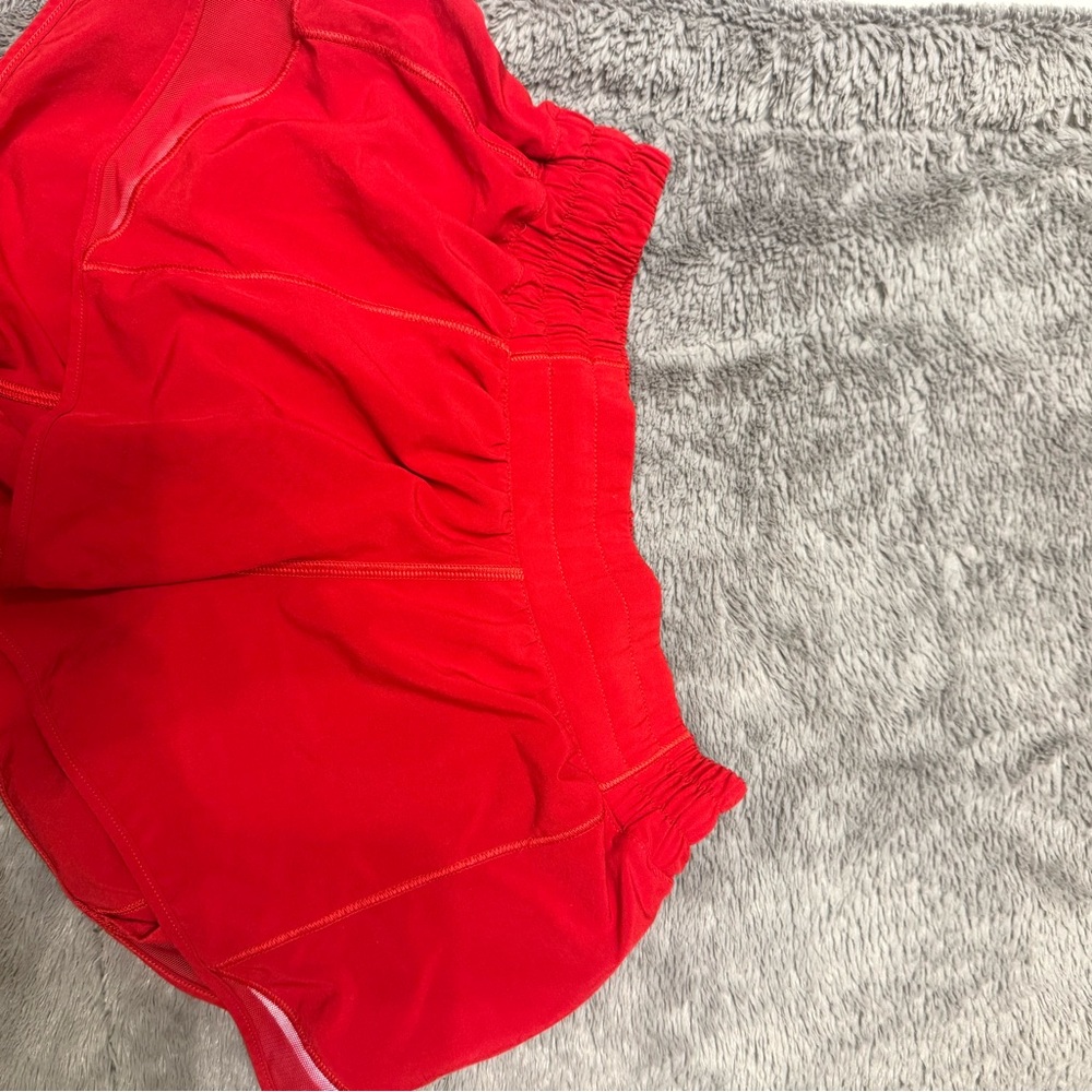 Vibrant Red Athletic Shorts LULULEMON